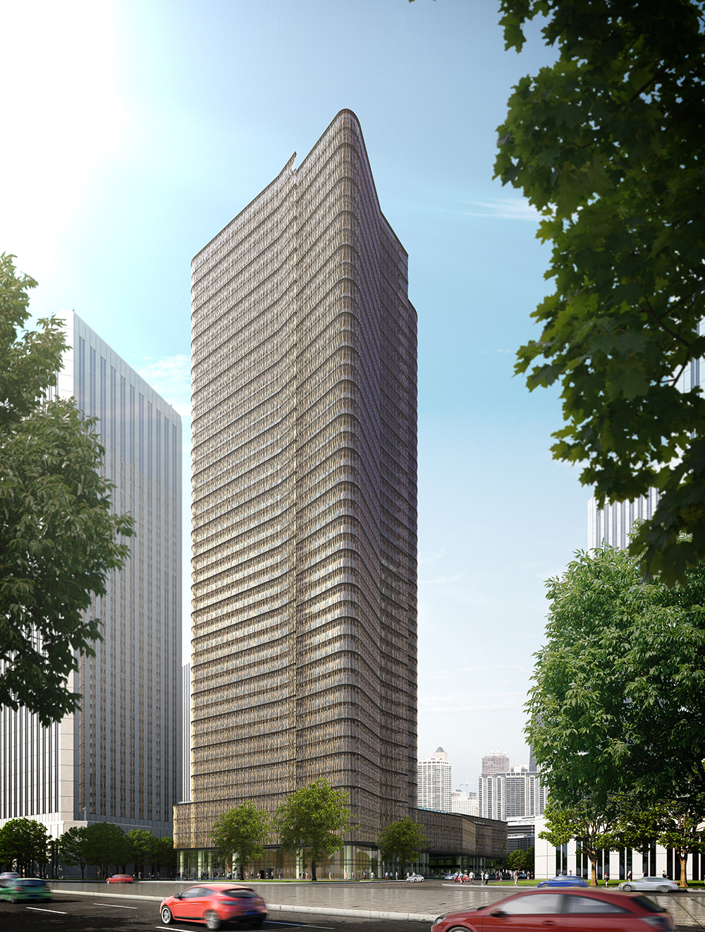 气质！ng电子游戏再中17项幕墙工程